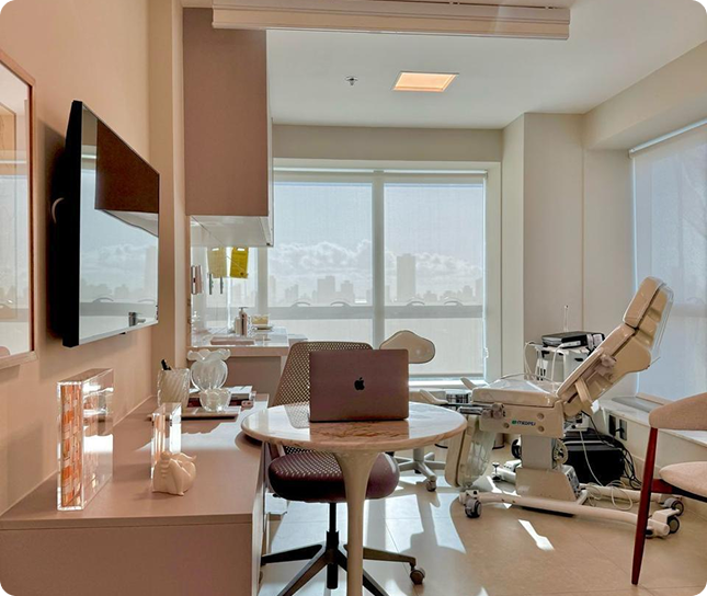 Clínica Vitta — ambiente moderno para atendimento ginecológico em Salvador